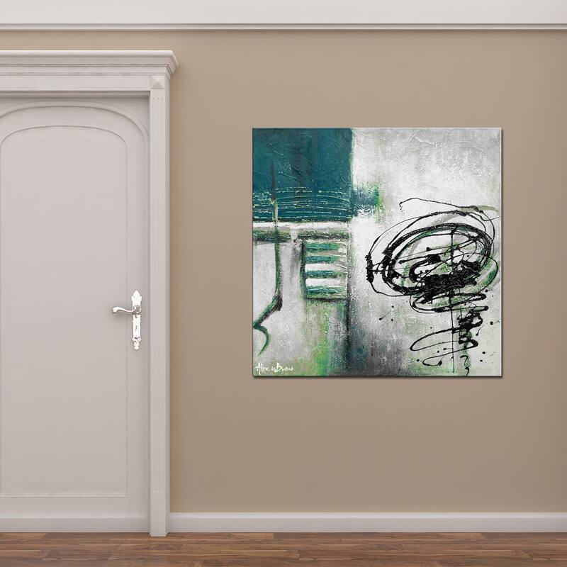 Inkd XIX' Abstract Wrapped Canvas Wall Art