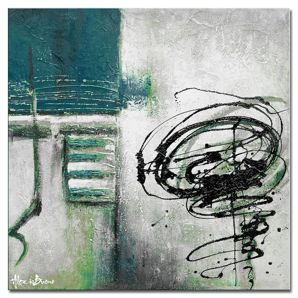Inkd XIX' Abstract Wrapped Canvas Wall Art