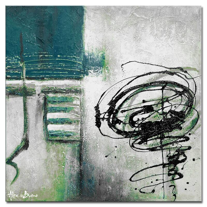 Inkd XIX' Abstract Wrapped Canvas Wall Art