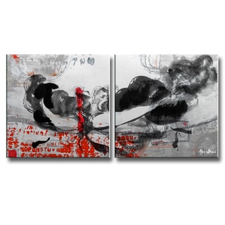 Inkd XVII' 2-Piece Wrapped Canvas Wall Art Set - Bed Bath & Beyond ...