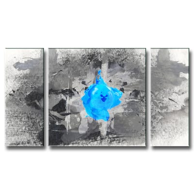 Inkd XI' Abstract Wrapped Canvas Wall Art