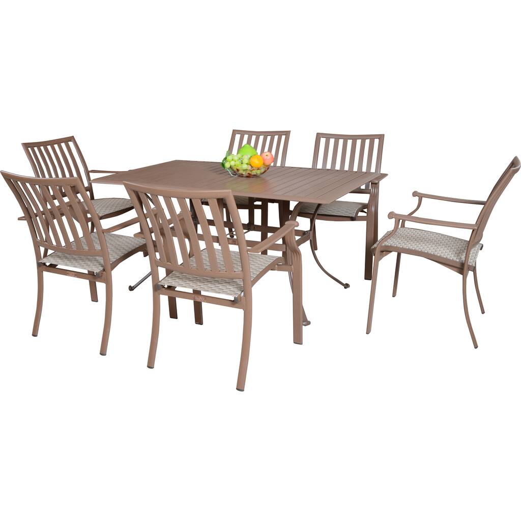 Panama Jack Island Breeze 7-piece Slatted Dining Group