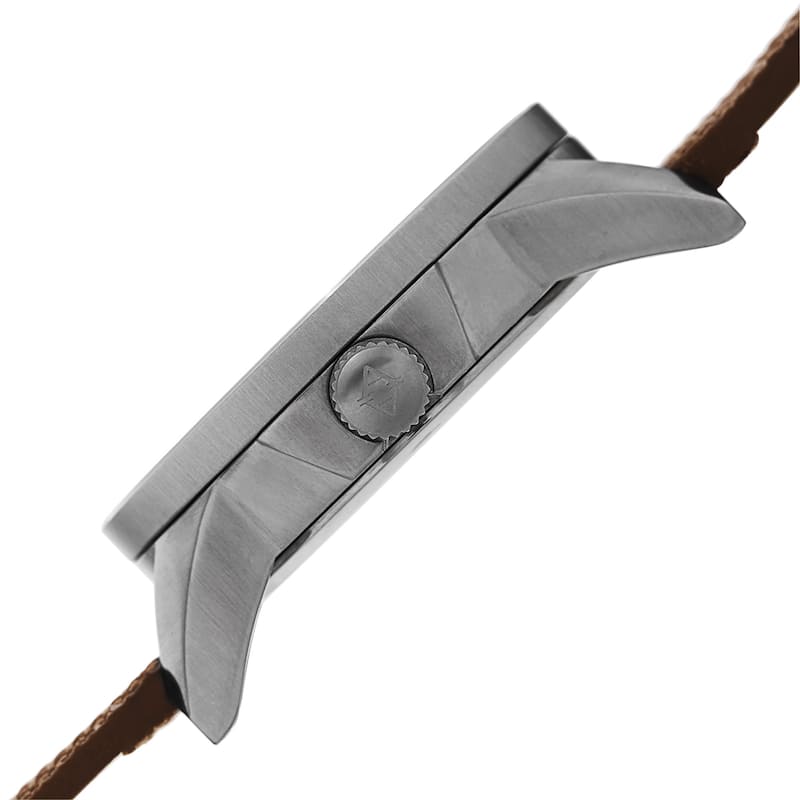 Akribos XXIV Men's Swiss Quartz Easy-To-Read Markers Canvas Silver-Tone Strap Watch