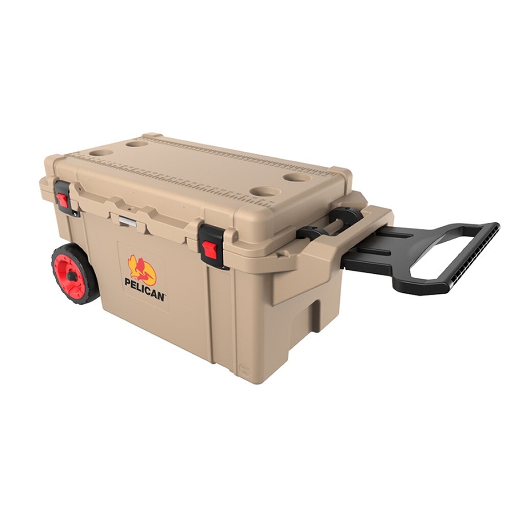 pelican elite 80 quart wheeled cooler