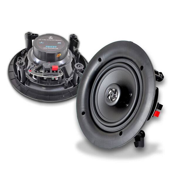 Shop Pyle Kthsp690 6 5 Inch 200w In Ceiling Speakers 4 Pair