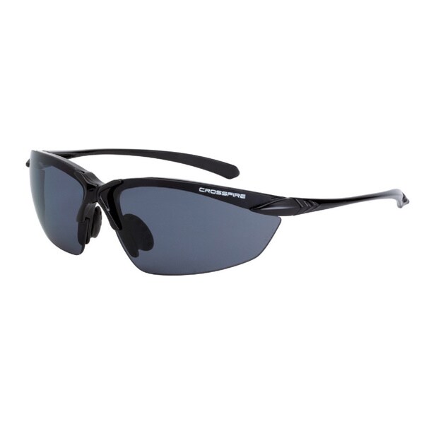 Chassis Shinny Black Frame with Smoke Polarized Lens