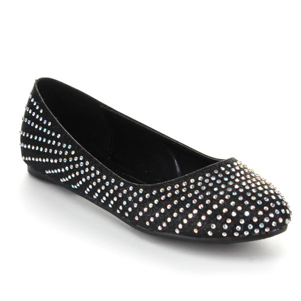 Kiss & Tell Nicki 23 Womens Glitter Slip on Wedges