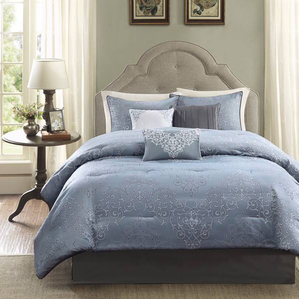 Madison Park Eliza 7Piece Comforter Set Overstock 9919854