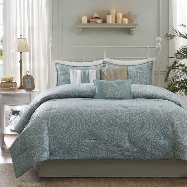 Madison Park Seaside 7-Piece Comforter Set - On Sale - Overstock - 9919855