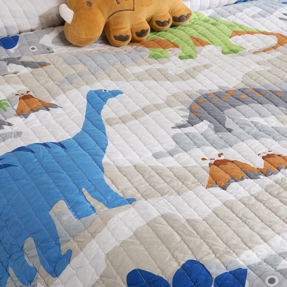 Kas Dinosaur Kids Dreamer Quilt Cover Set Multi