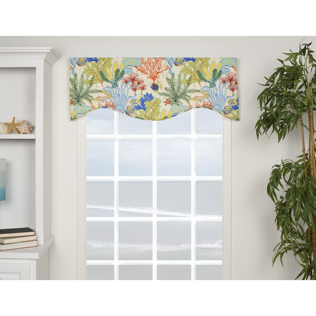 Island Breeze Shaped Valance