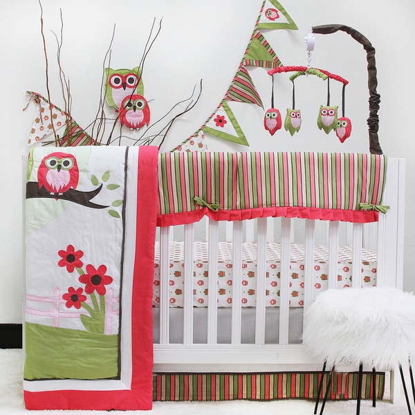 Pam Grace Creations Sweet Dream Owl 10-piece Crib Bedding Set