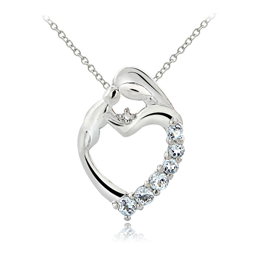 mother diamond necklace