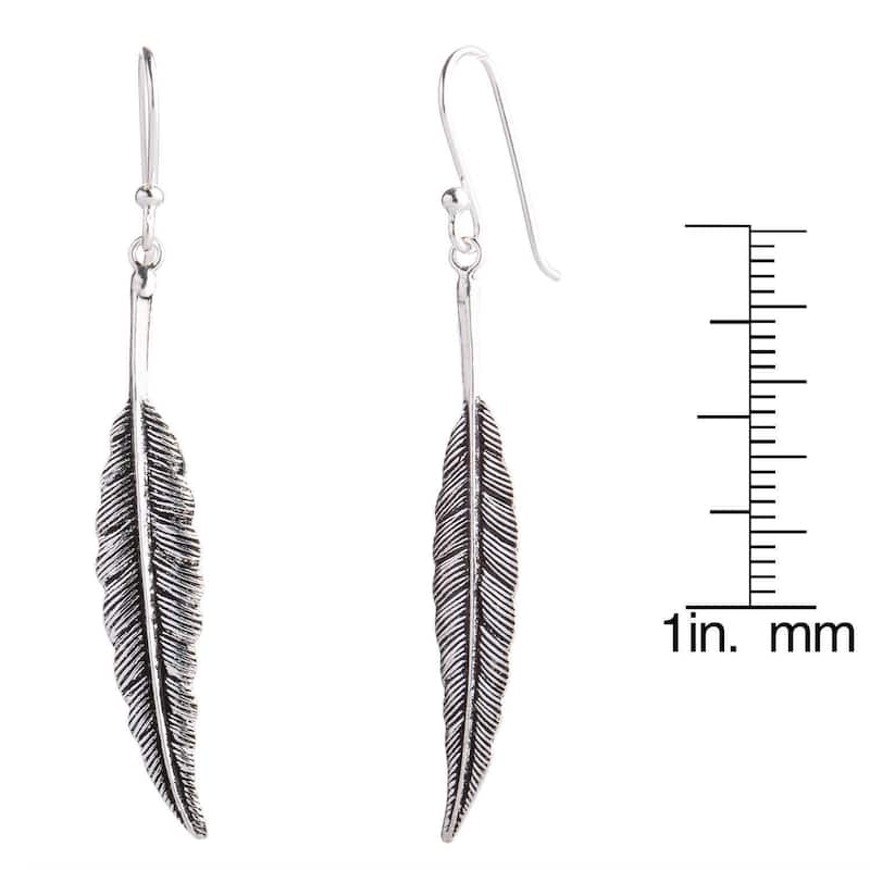 Handmade Sterling Silver Flight Foxtail Danling Style Earrings (Thailand)