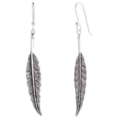Handmade Sterling Silver Flight Foxtail Danling Style Earrings (Thailand)