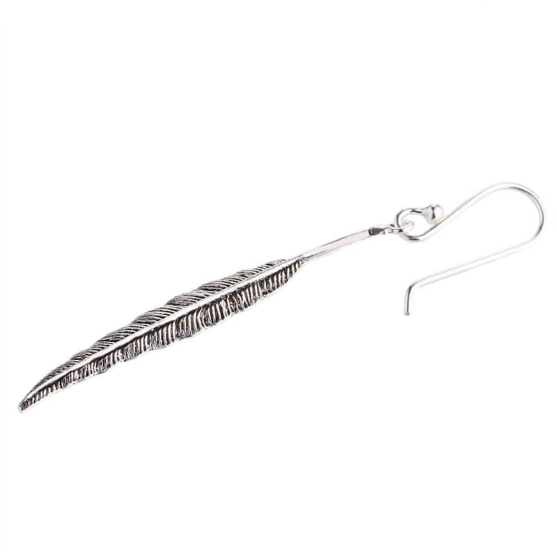 Handmade Sterling Silver Flight Foxtail Danling Style Earrings (Thailand)