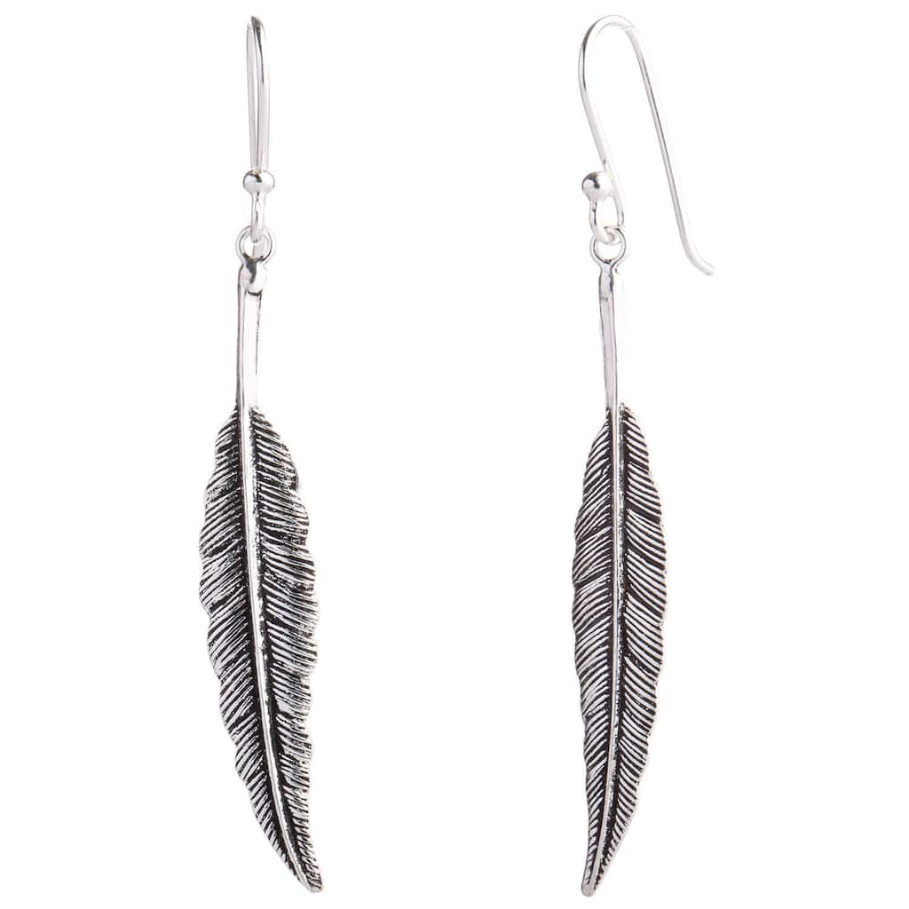 Handmade Sterling Silver Flight Foxtail Danling Style Earrings (Thailand)