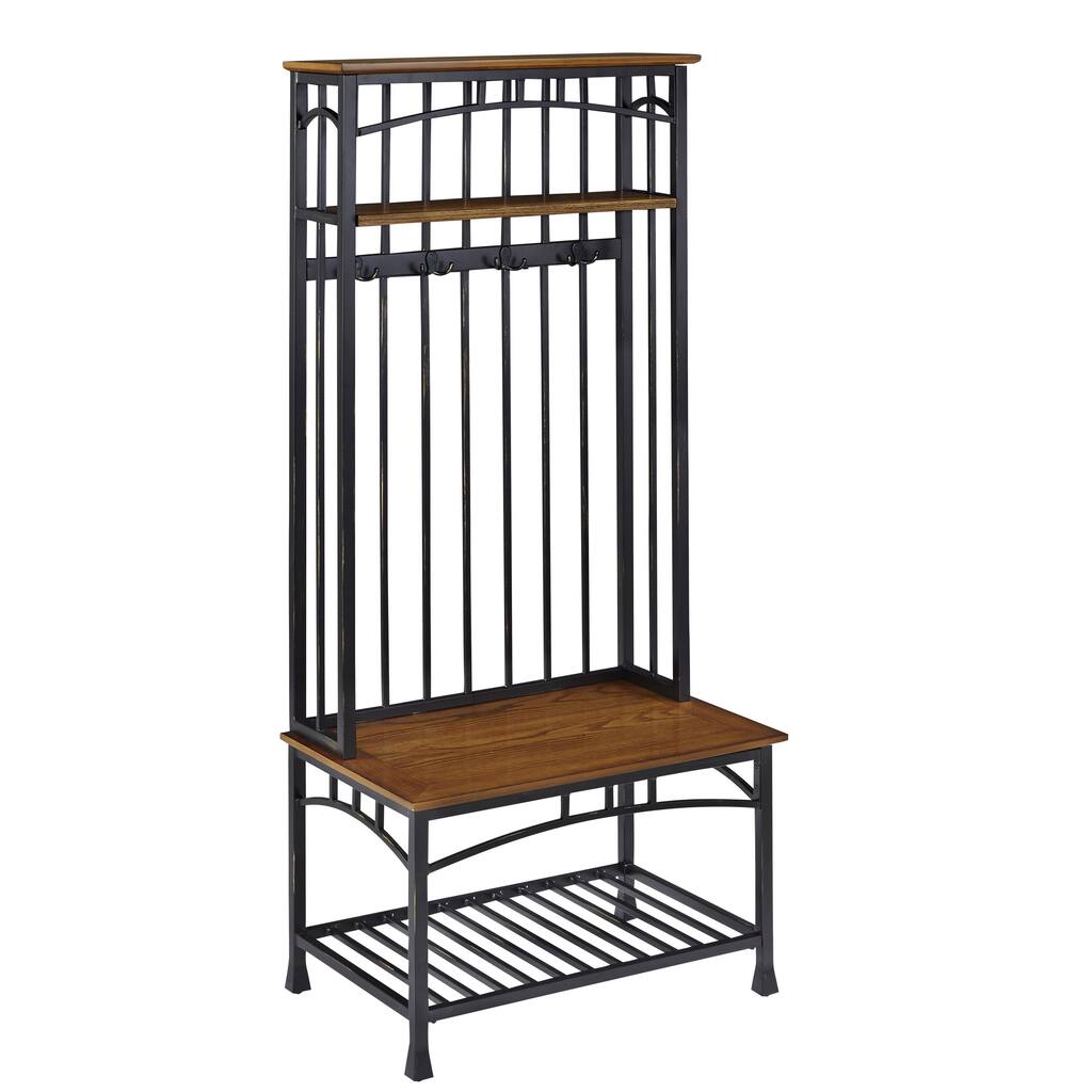 Modern Craftsman Hall Tree by Home Styles