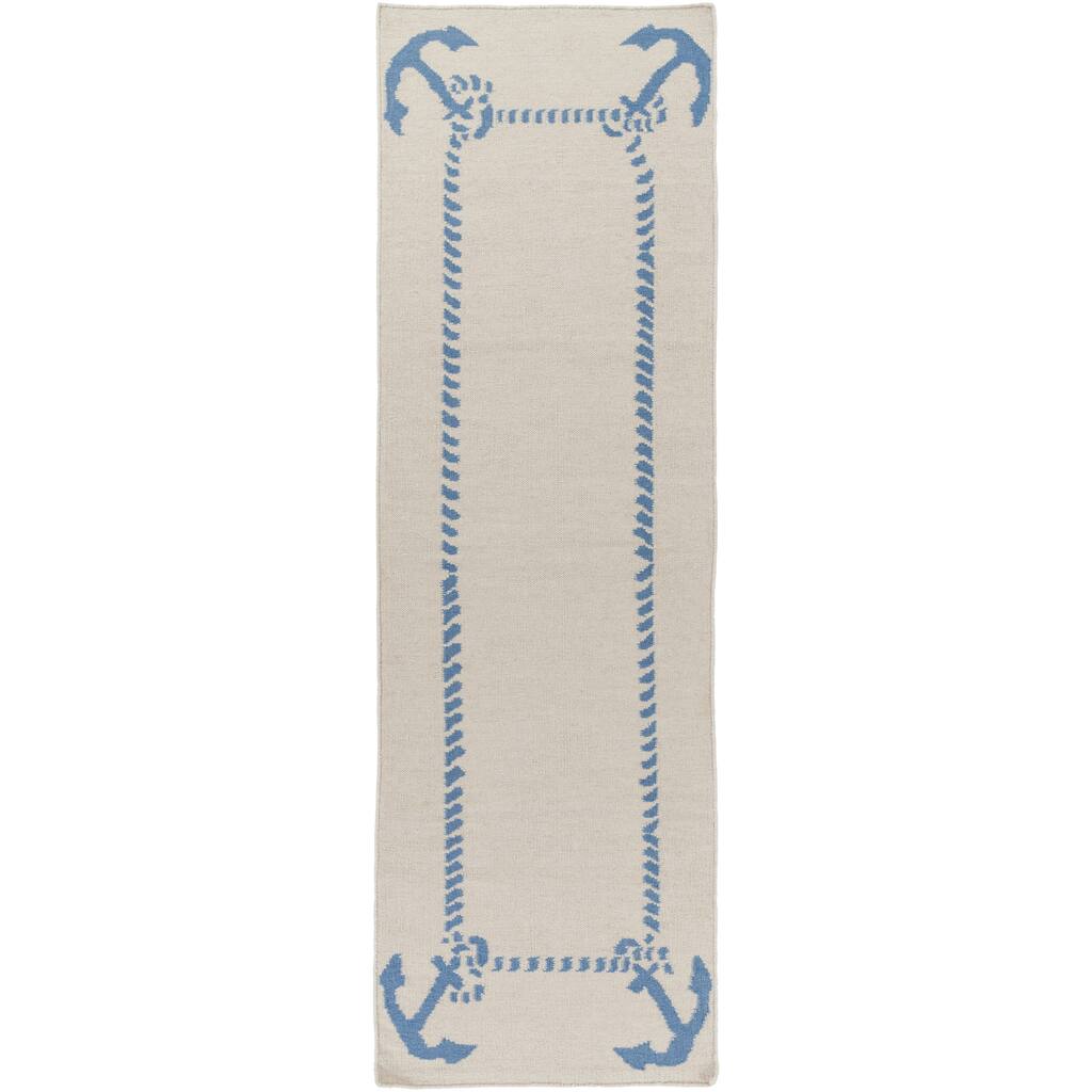Hand-Woven Estelle Coastal Wool Area Rug
