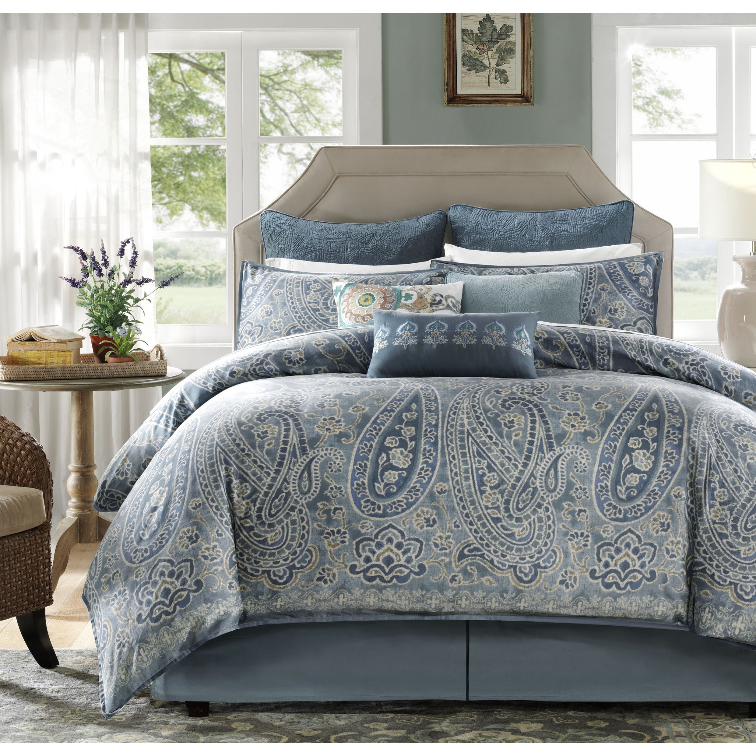 Harbor House Belcourt 4 Piece Cotton Comforter Set Multi Color Overstock 9922511