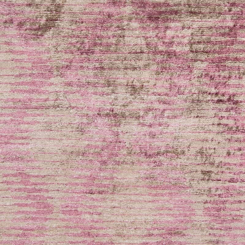 Hand-Knotted Brian Stripe Viscose Area Rug - 5' x 8' - 5' x 8'