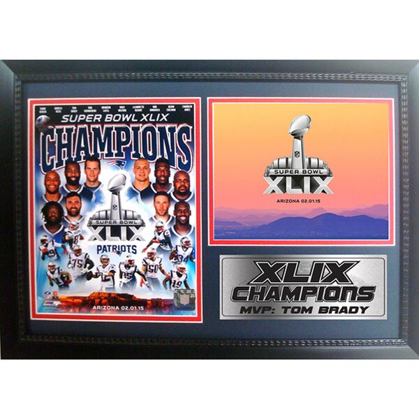 New England Patriots Super Bowl XLIX Champions Commemorative Photograph