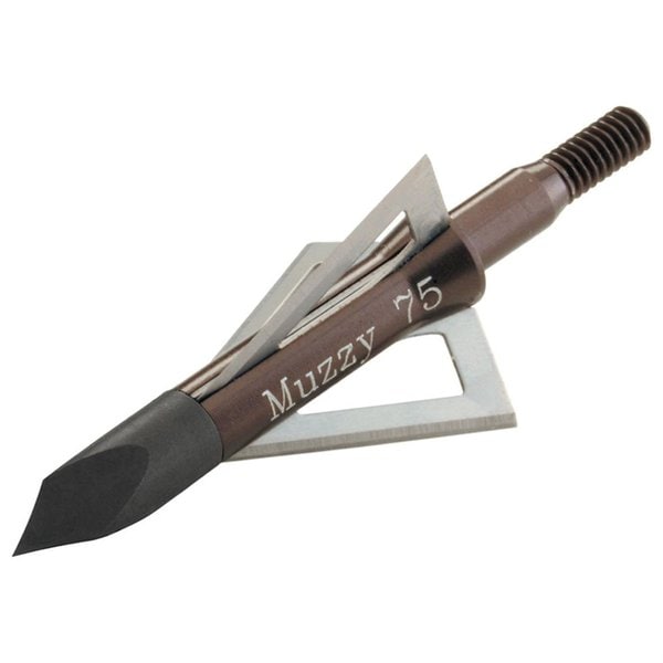 Muzzy 75-gram 3 Blade Screw-in Broadheads (Pack of 6)