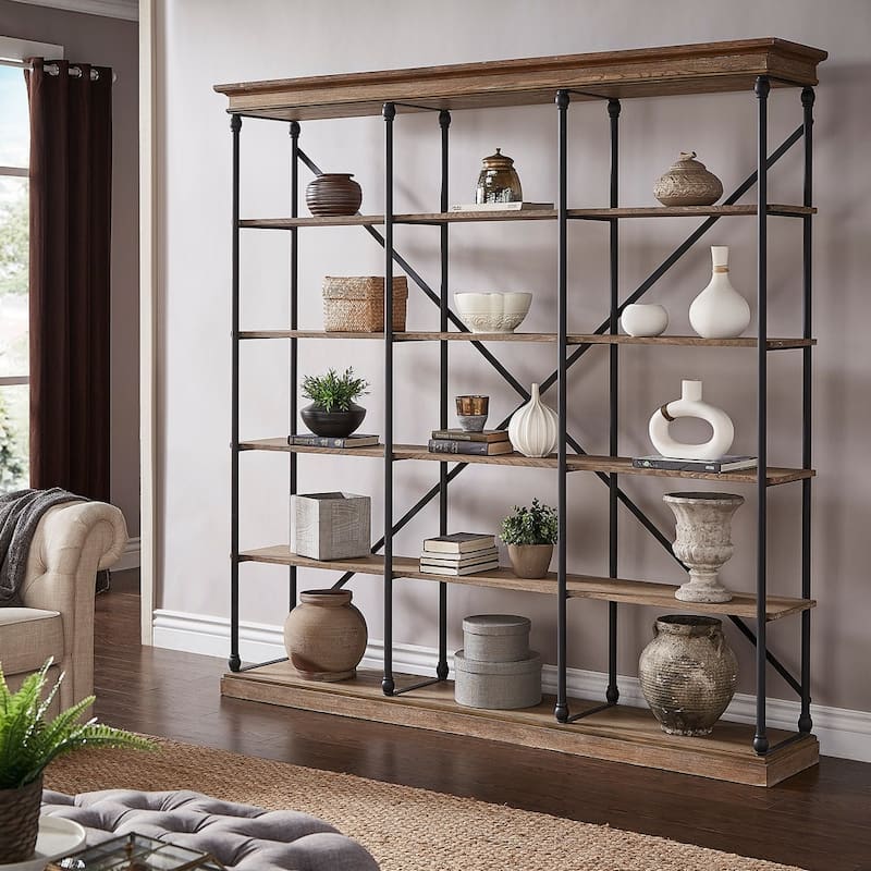 Barnstone Cornice Triple Shelving Bookcase by iNSPIRE Q Artisan