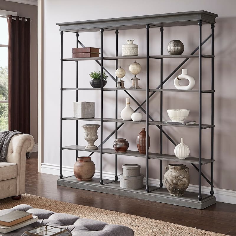 Barnstone Cornice Triple Shelving Bookcase by iNSPIRE Q Artisan