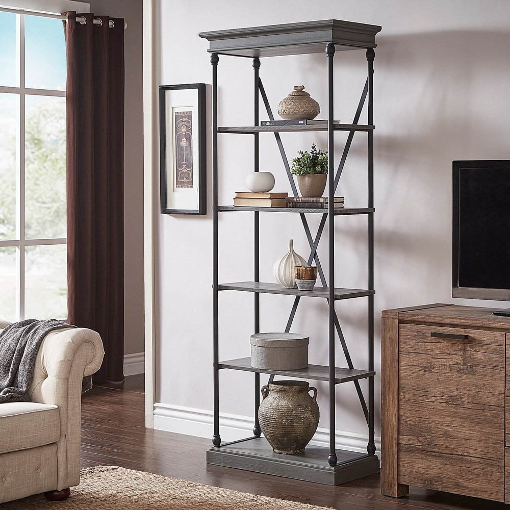 Barnstone cornice etagere bookcase hotsell
