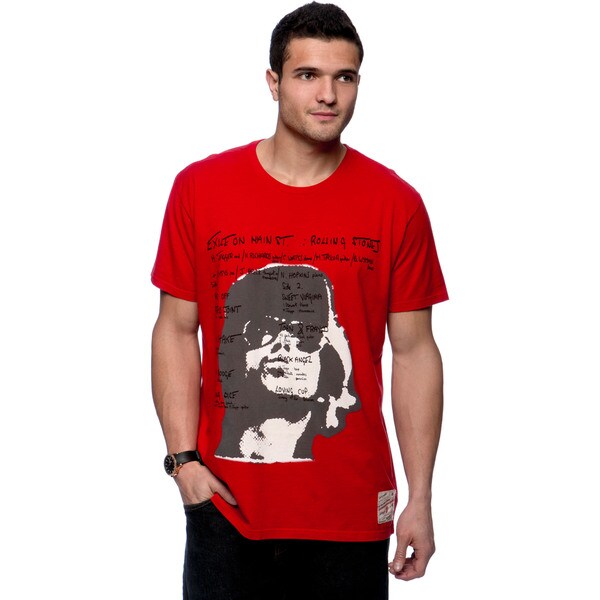 Riff Stars Mens Red Exile the Guys T shirt   17080273  
