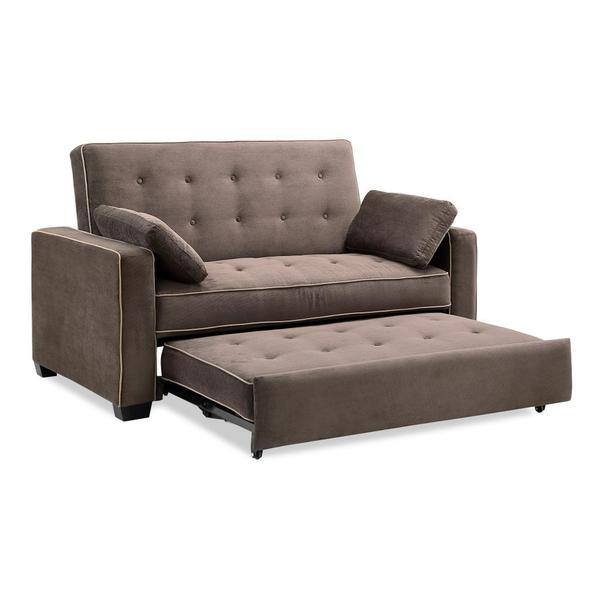 Shop Serta Click Clack Augustine Java Full Size Convertible