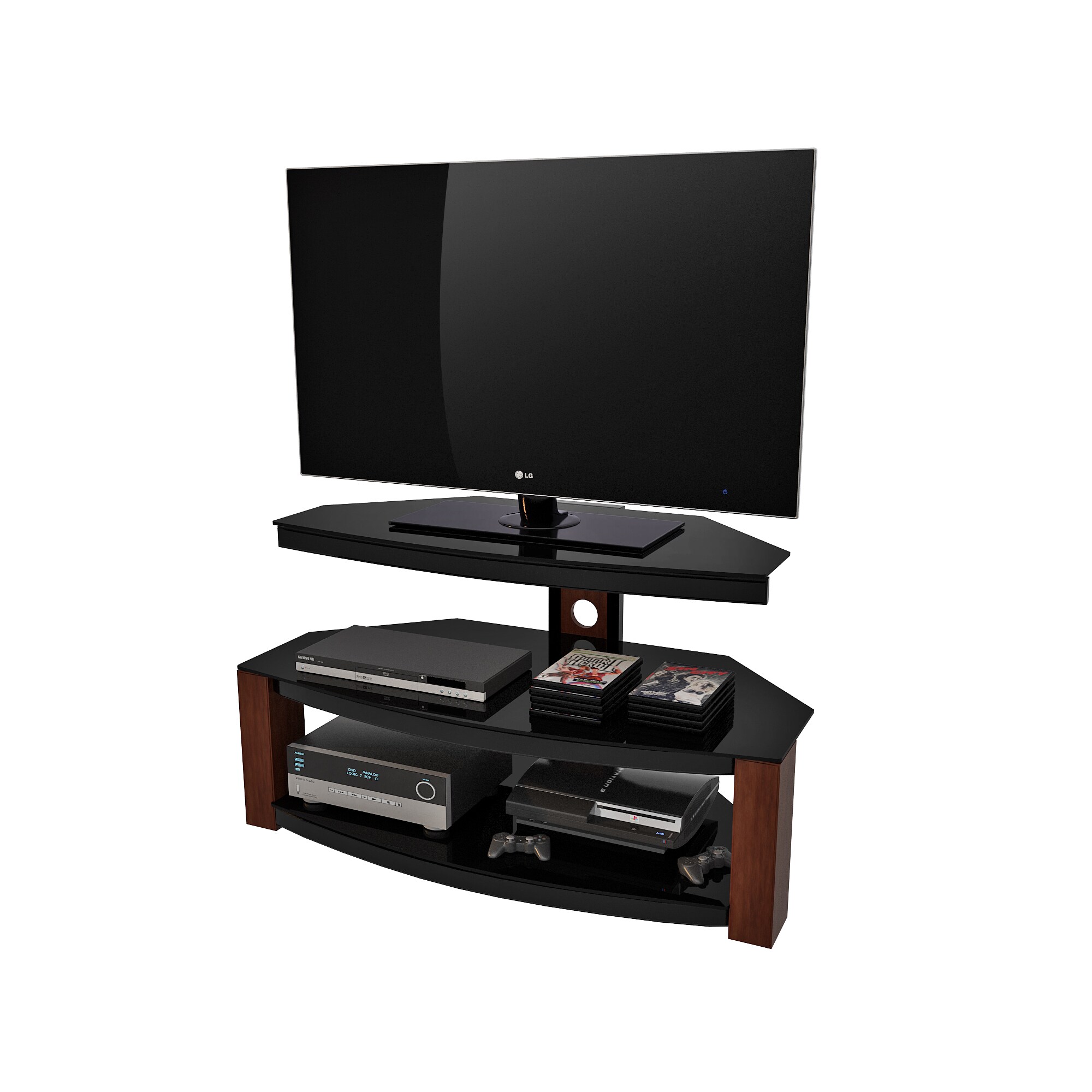 Shop Rhine Cherry 40 Inch Tv Stand 40 Overstock 9923426