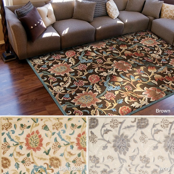 Rug Squared Corona Floral Area Rug (7'9 x 10'10 )