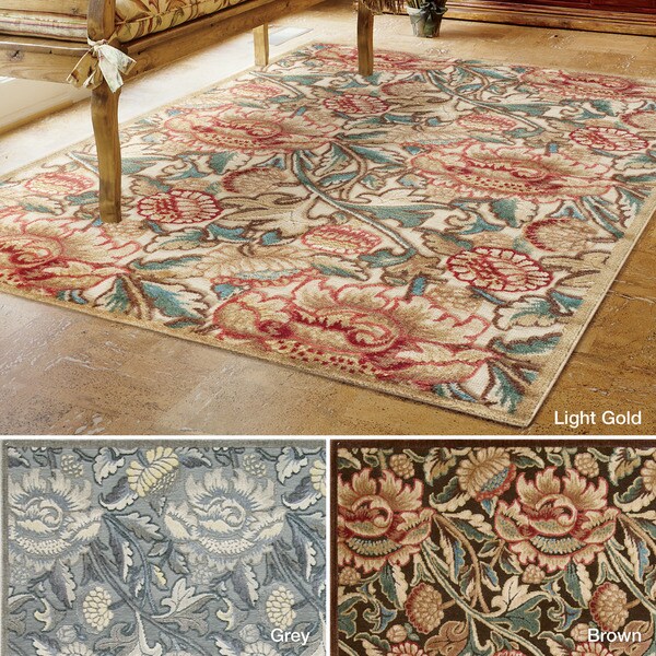 Rug Squared Corona Floral Area Rug (7'9 x 10'10 )