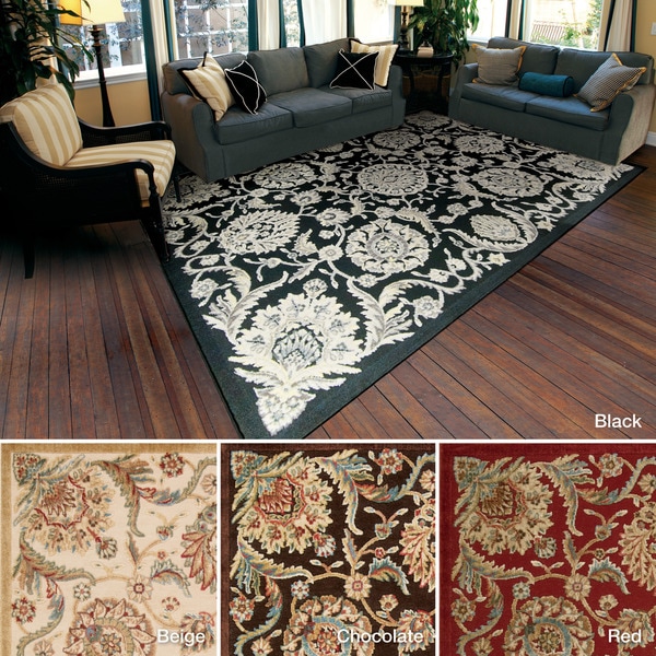 Rug Squared Corona Floral Accent Rug (2'3 x 3'9 ) - 2'3" x 3'9"
