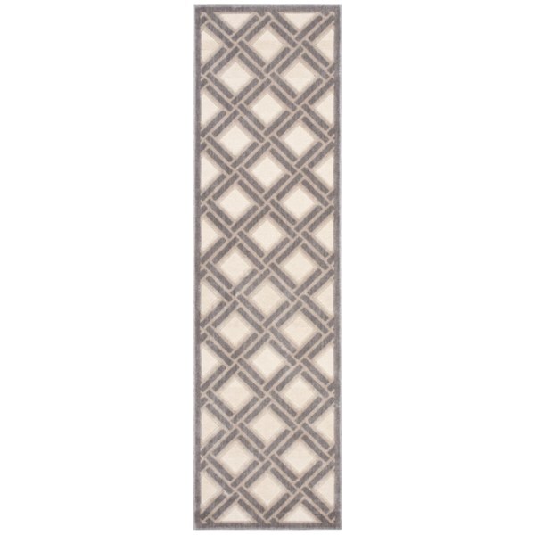 Rug Squared Corona Ivory Rug - 2'3" x 8' Runner