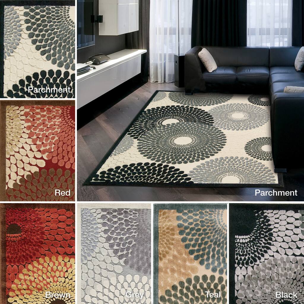 Rug Squared Corona Spiral Area Rug (3'6 x 5'6 )