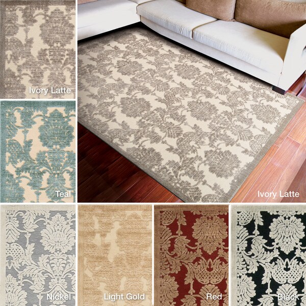 Rug Squared Corona Damask Area 7 9 X 10 Free Shipping Rug Squared Corona Damask Area 7 X27 9