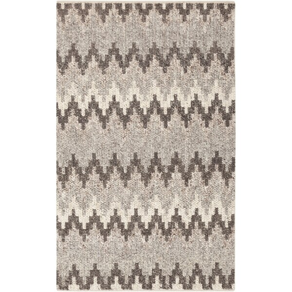 Hand-Woven Sammy Chevron Wool Area Rug - 8' x 10'