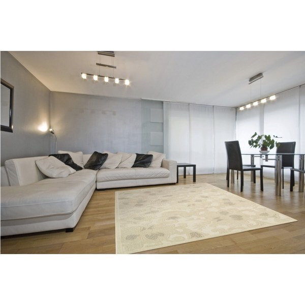 Rug Squared Corona Cream Rug - 3'6" x 5'6"