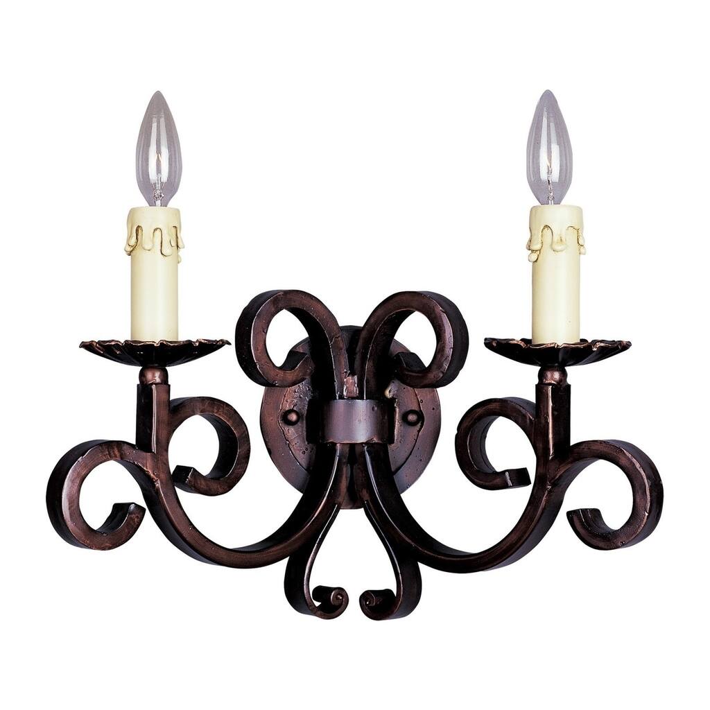 Maxim Verona Steel 2 -light Wall Sconce