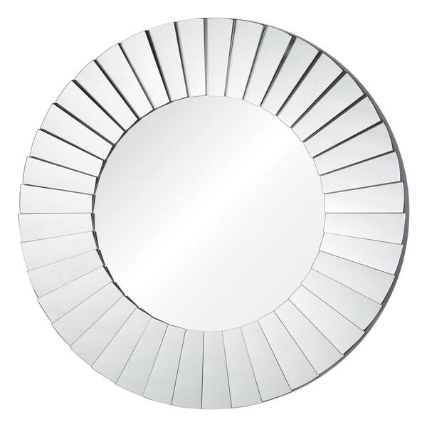 Shop Ren Wil Renwil Plaza Round Glass Mirror Free Shipping Today