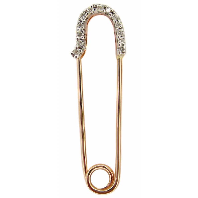 Kabella Gold Safety-pin Design Pin