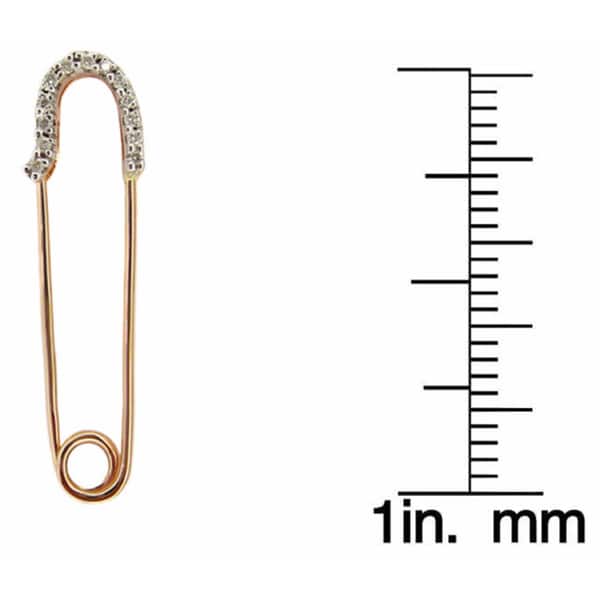 Kabella Gold Safety-pin Design Pin