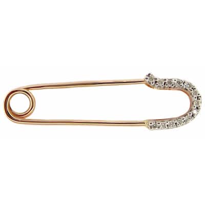 Kabella Gold Safety-pin Design Pin