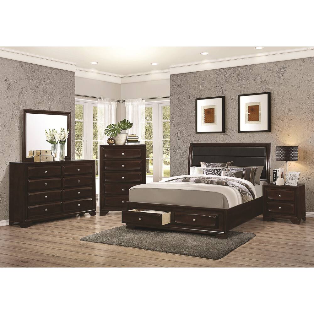Copper Grove Mollice 4 Piece Cappuccino Bedroom Collection