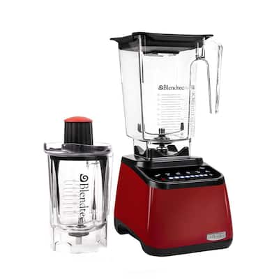 Blendtec 1003271 Designer Series Blender with Wildside and Twister Jar, Red