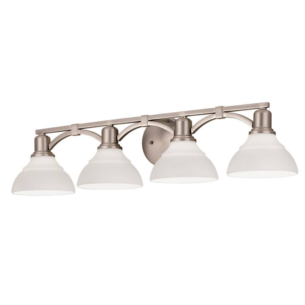 Kichler Lighting Transitional 4-light Brushed Nickel Bath/Vanity Light