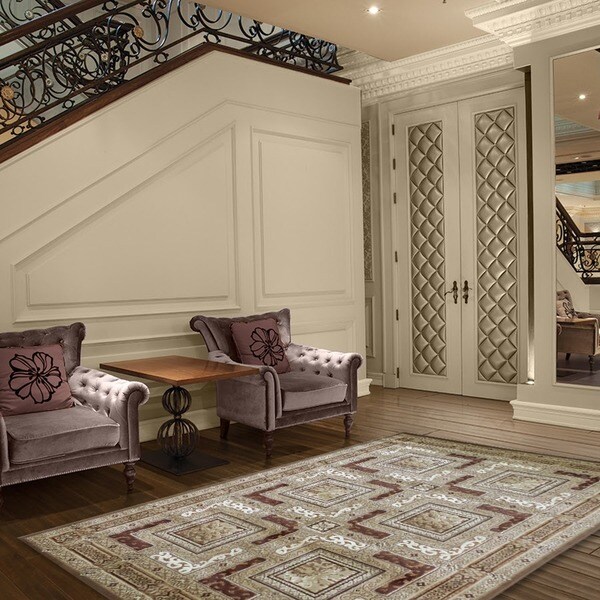 LYKE Home Hazel Beige Area Rug